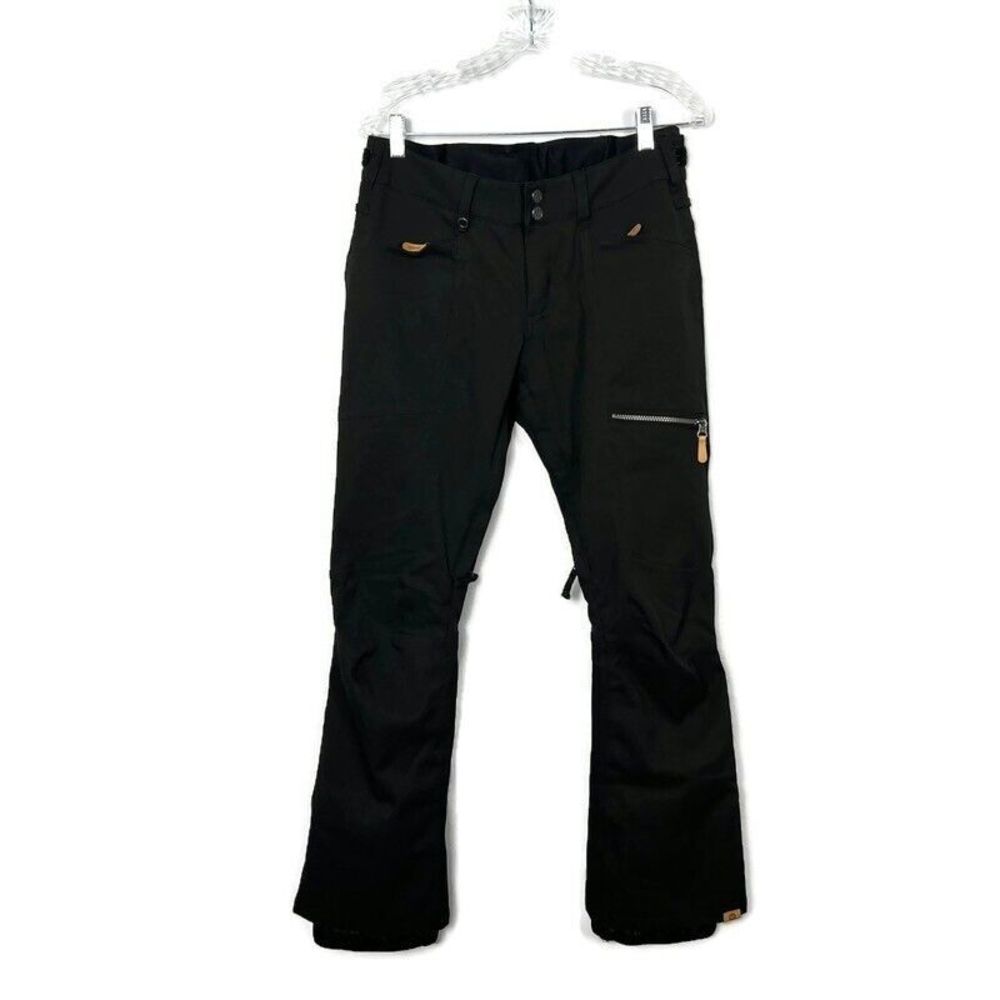 Roxy Snowpants Womens S Dry Flight Snowboard Ski Utility Black Pockets Logo